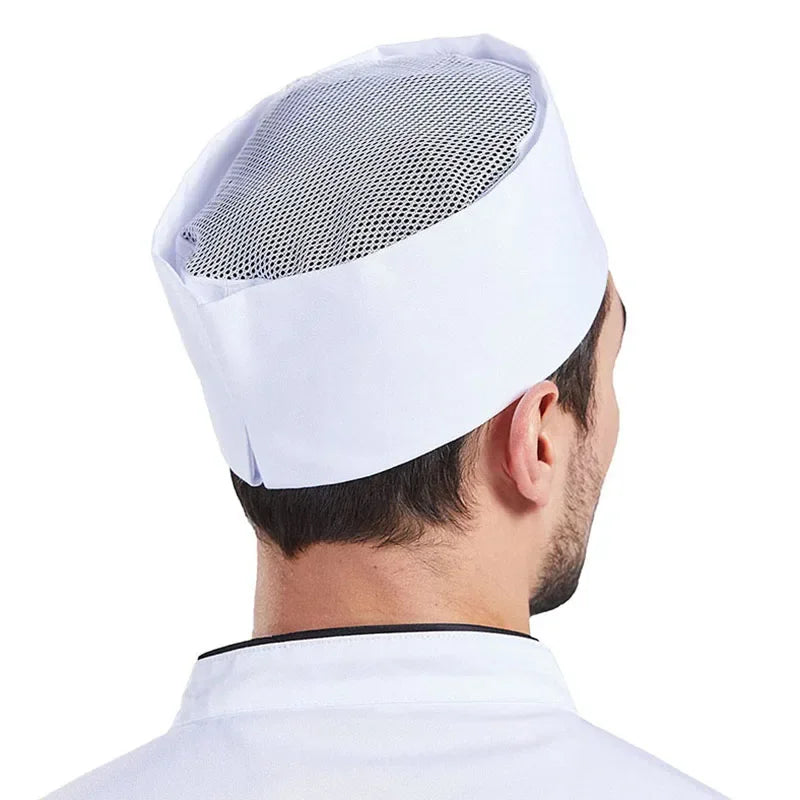 Food Serve Man's Chef Hat Japanese-Style Black Kitchen Cap Sushi Restaurant Waiter Breathable Work Hat Catering Women Cook Caps
