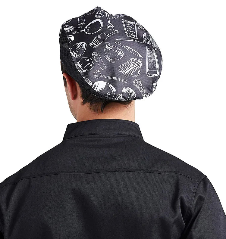 Catering Cooking Caps Cafe Bar Waiter Beret Hotel Workwear Kitchen Cook Baking Cap Men Women Forward Cap Chef Work Hats