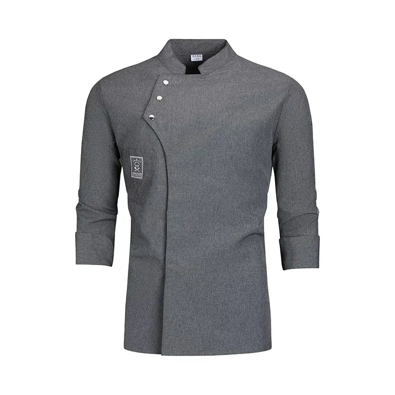 Catering Cooking Coat Shirt Restaurant Kitchen Chef T-shirt Baker Work Uniform Hotel Clothes Cook Jacket Cafe Waiter Overalls