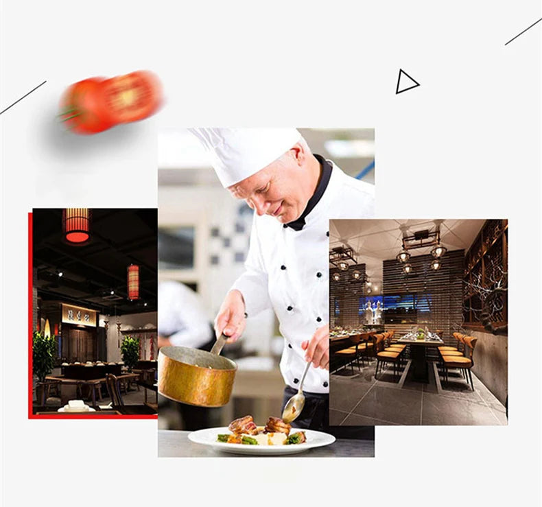 Catering Cooking Coat Shirt Restaurant Kitchen Chef T-shirt Baker Work Uniform Hotel Clothes Cook Jacket Cafe Waiter Overalls