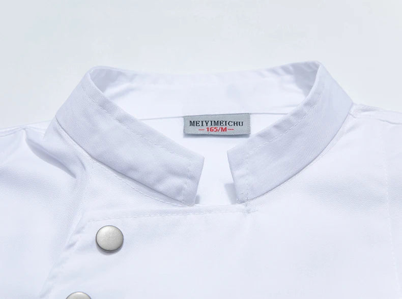 Catering Cooking Coat Shirt Restaurant Kitchen Chef T-shirt Baker Work Uniform Hotel Clothes Cook Jacket Cafe Waiter Overalls