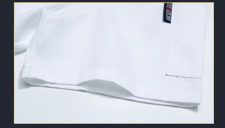 Catering Costume for Men and Women Summer Restaurant Uniform Breathable Mesh Cook Jacket  Hotel Canteen Rear Kitchen Chef Shirt