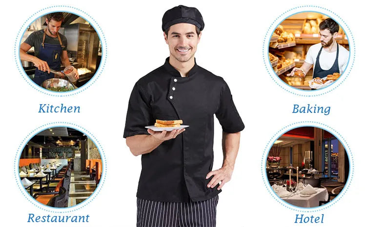 Catering Cooking Caps Cafe Bar Waiter Beret Hotel Workwear Kitchen Cook Baking Cap Men Women Forward Cap Chef Work Hats