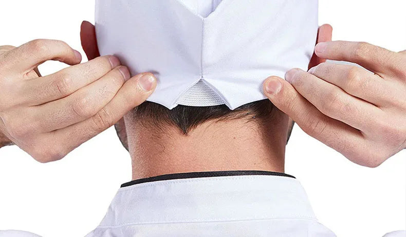 Food Serve Man's Chef Hat Japanese-Style Black Kitchen Cap Sushi Restaurant Waiter Breathable Work Hat Catering Women Cook Caps