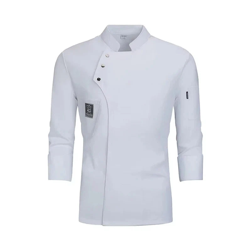Catering Cooking Coat Shirt Restaurant Kitchen Chef T-shirt Baker Work Uniform Hotel Clothes Cook Jacket Cafe Waiter Overalls