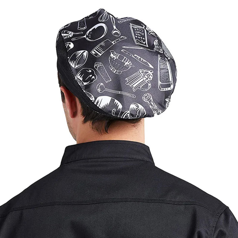 Catering Cooking Caps Cafe Bar Waiter Beret Hotel Workwear Kitchen Cook Baking Cap Men Women Forward Cap Chef Work Hats