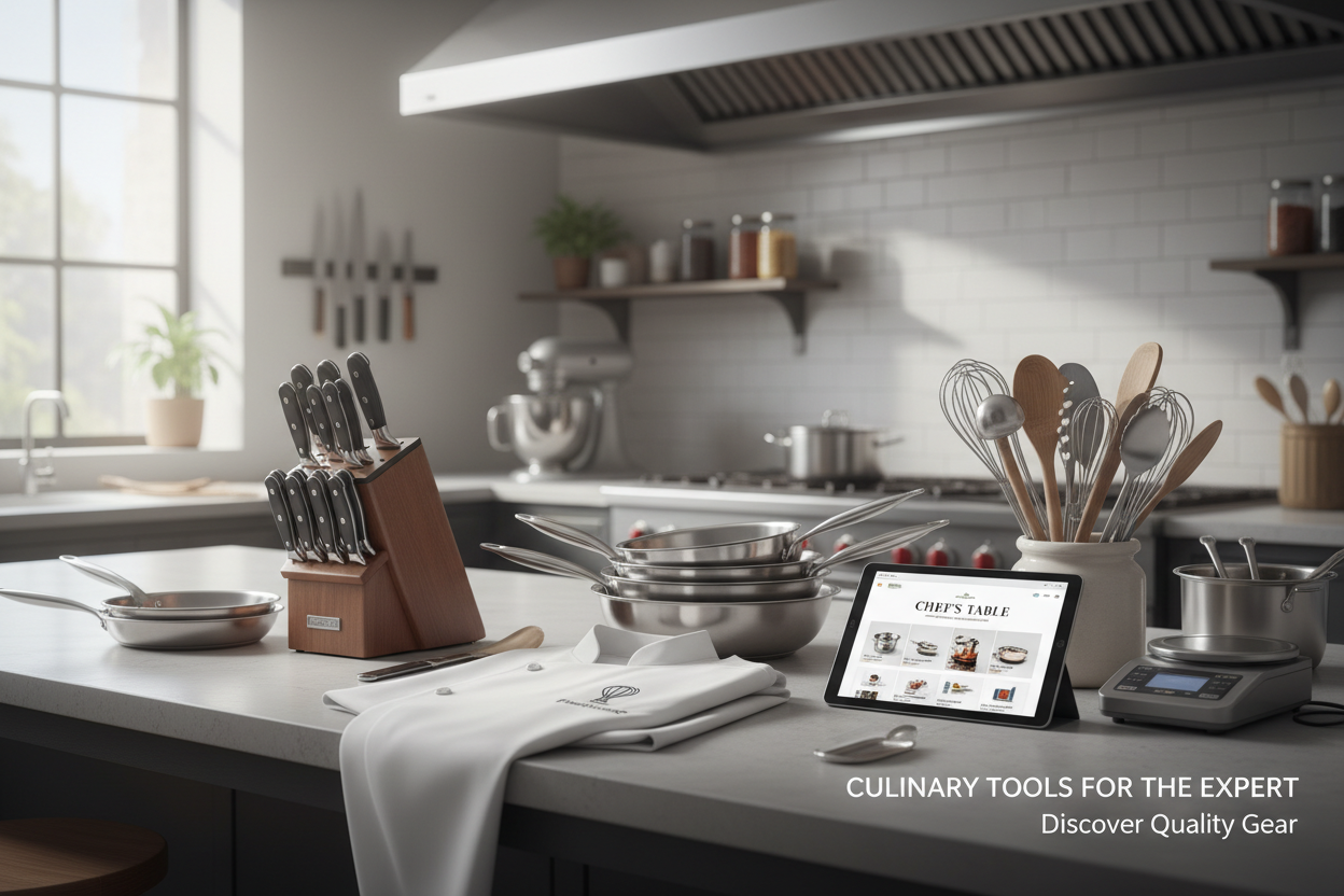 Online Chefs Market  . Where chefs can find tools , uniform . and otrher 